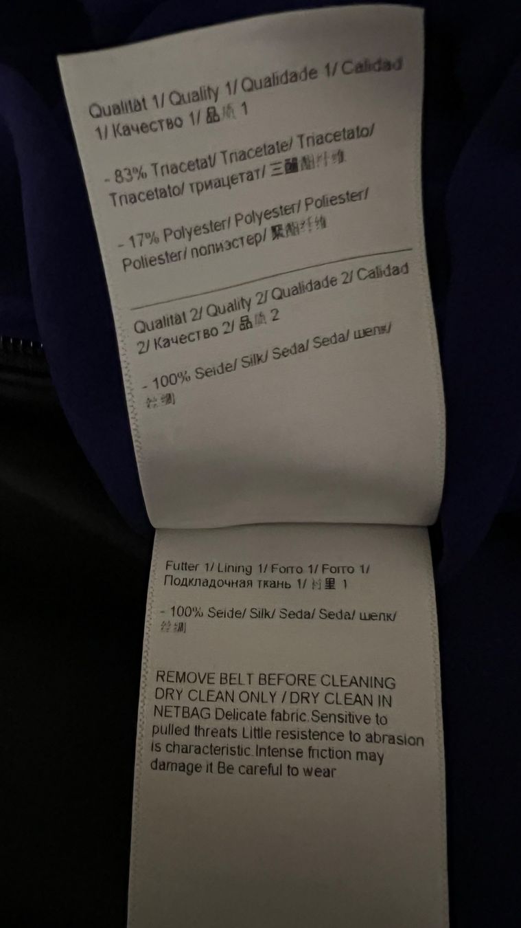 Escada Vestiti: Blaues Escada Kleid – Usato da Wetzikon ZH venduto da KikiZu 3
