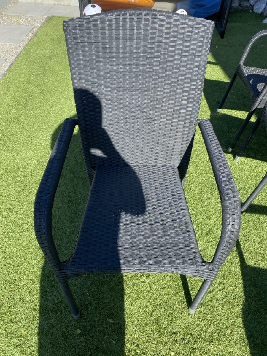 Chaises: 4 Stk. Polyrattan Gartenstühle – D'occasion à Rorschacherberg par shuk89 4