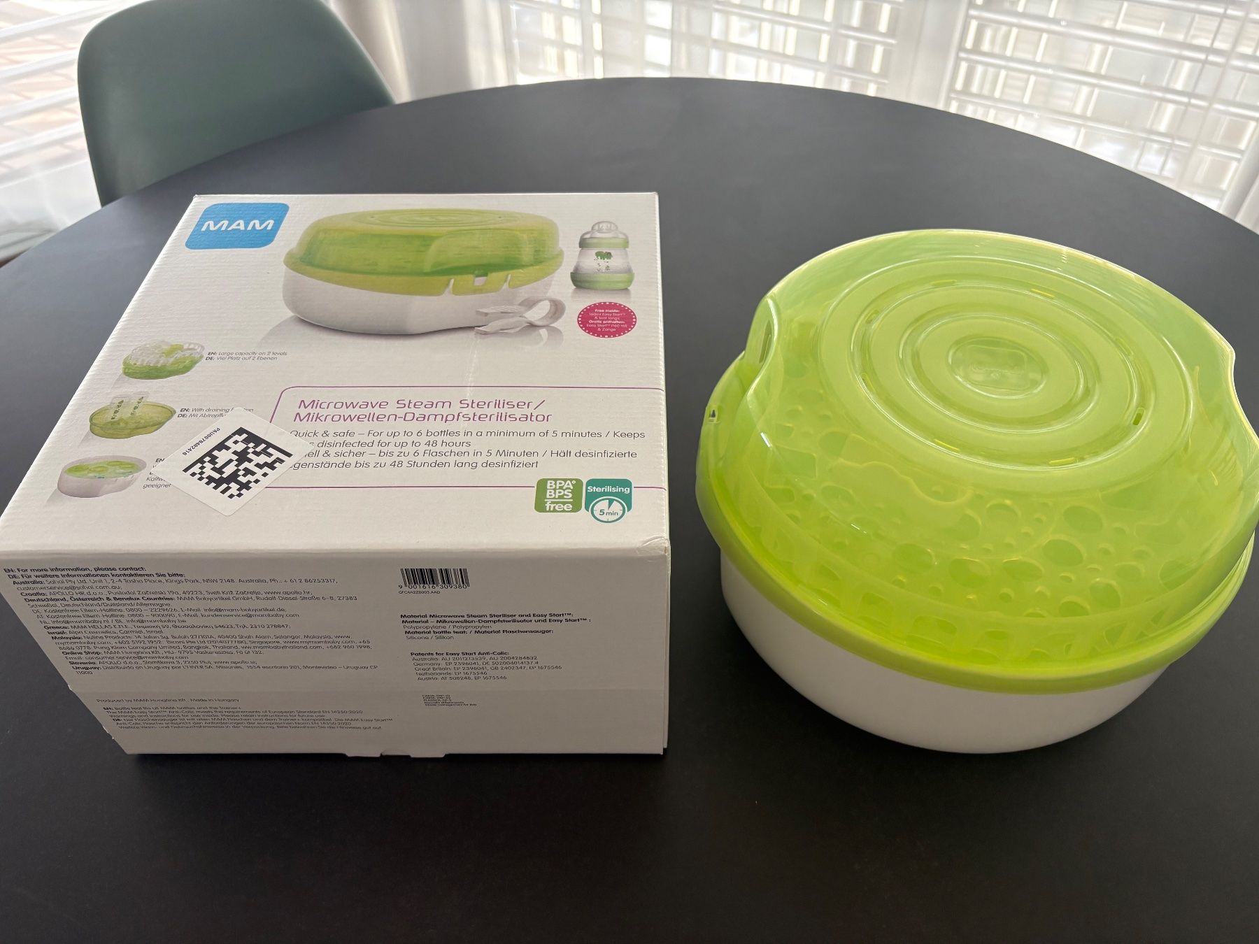 Mam Repas pour bébés: MAM Mikrowellen-Dampfsterilisator – D'occasion à Wohlen AG par kissne4