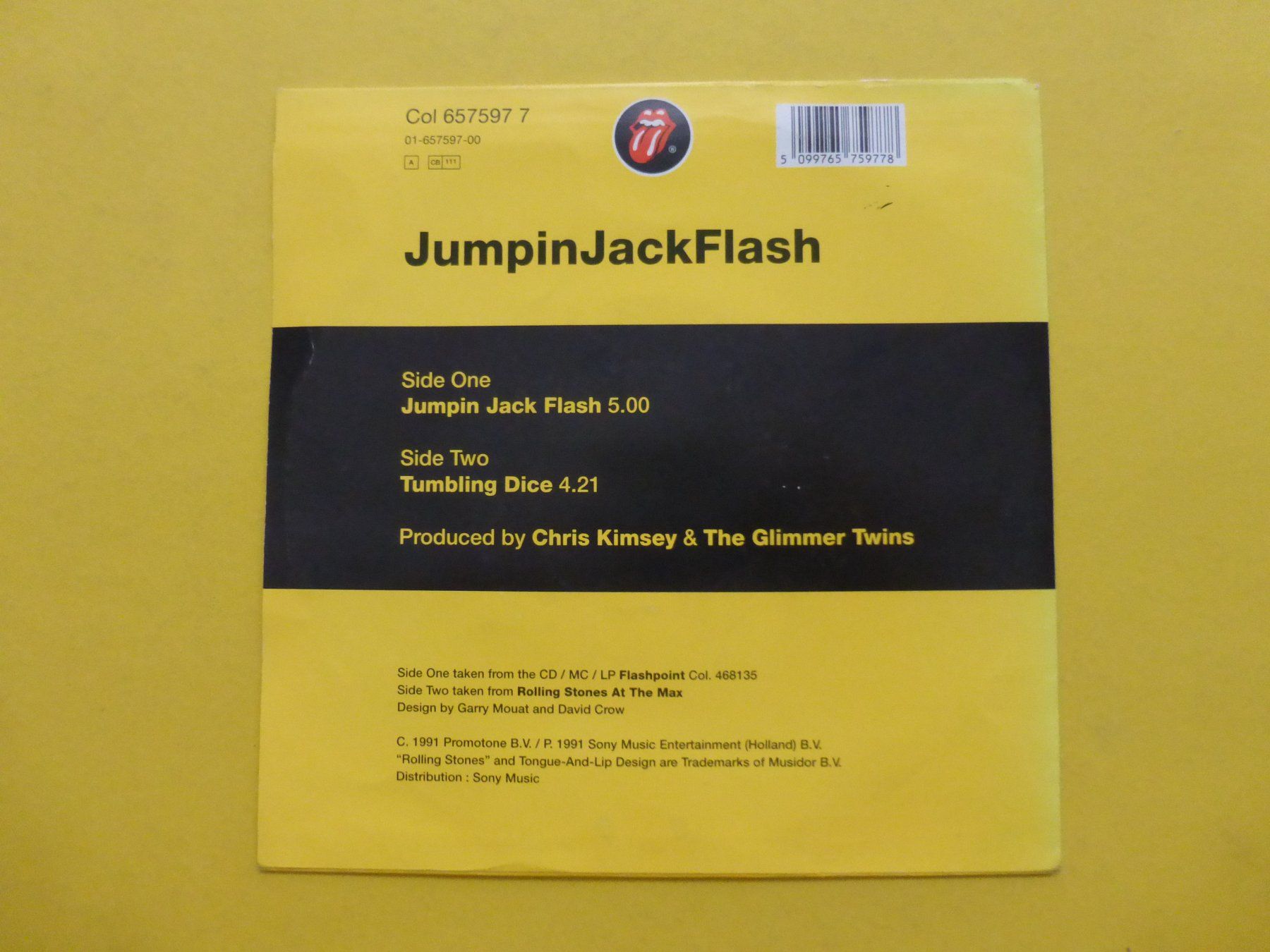 Dischi in vinile: Rolling Stones – Jumpin Jack Flash – Usato da Zürich venduto da Swiss57 1