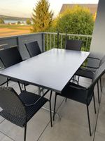 Gartentisch Schaffner mit 6 Stühlen