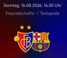 5x Ticket FC Basel FC Barcelona FCB