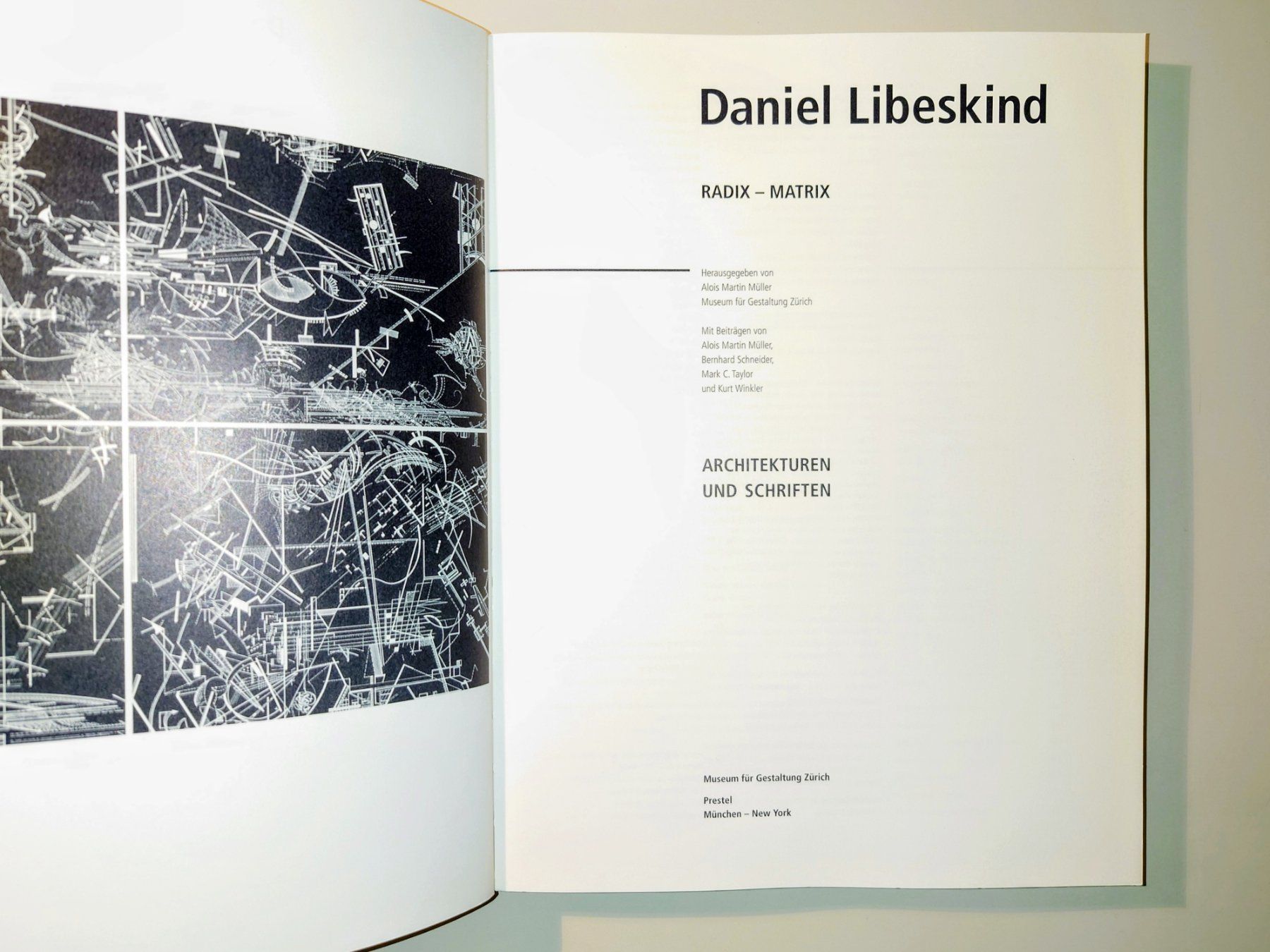 Libri: D. Libeskind. Radix - Matrix. Architekturen & Schriften. EA – Usato da Zürich venduto da Rst7 3