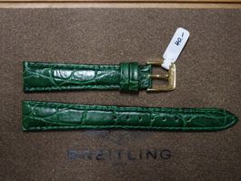 Uhrenband Leder Seiko Grün 15mm