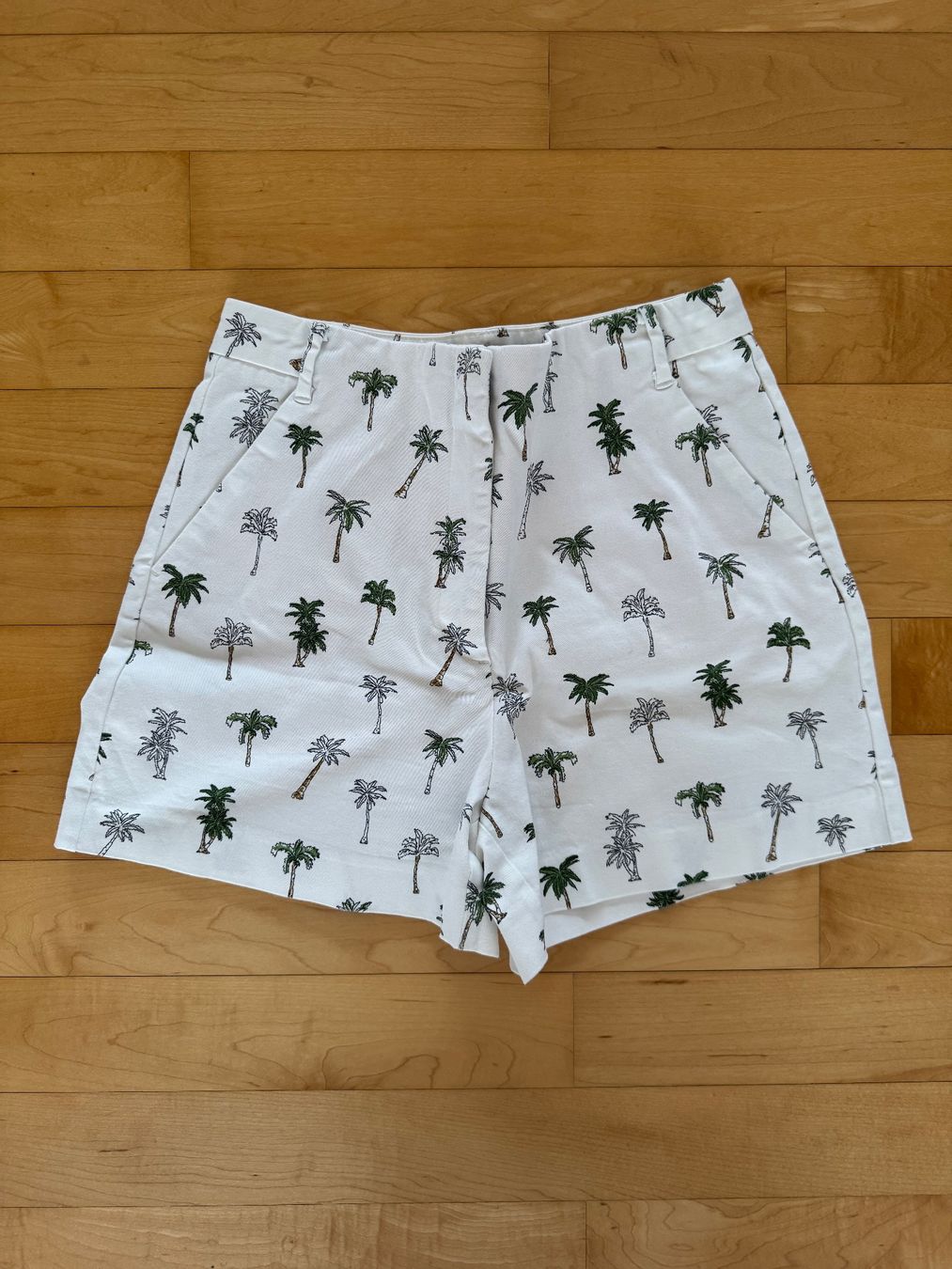 Zara Hosen: Sommerliche Shorts mit Palmenmuster, Zara – Gebraucht aus Urdorf von roses202