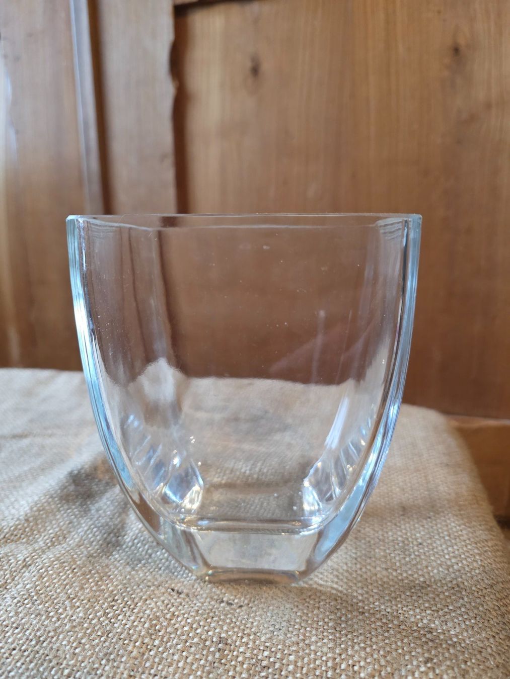 Vasen & Gefässe: schwere Design Gefäss Glas Vase 16cm – Gebraucht aus Walterswil BE von Lonitti 1