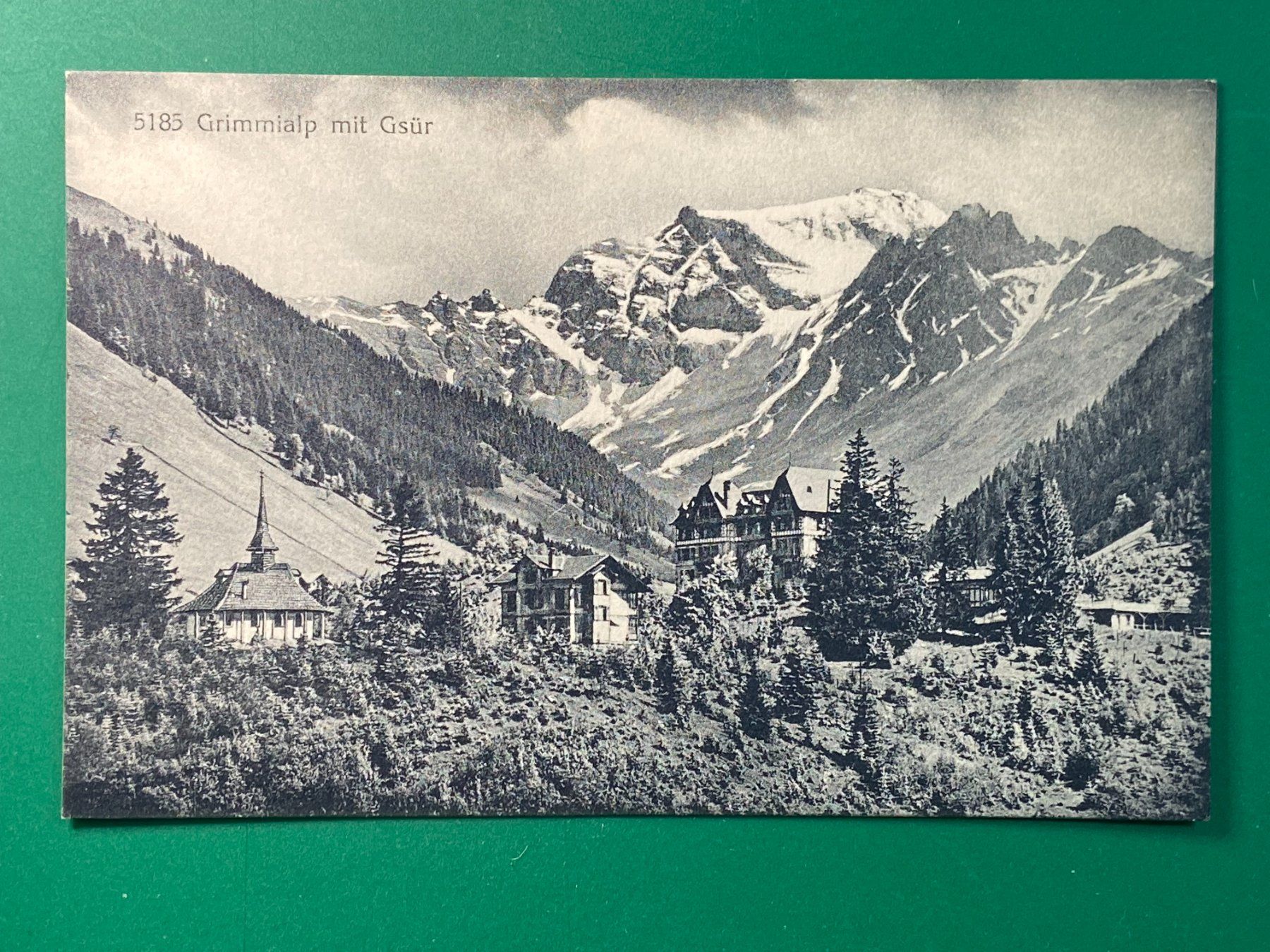 Cartoline postali: Grimmelalp mit Gsür – Usato da Steg VS venduto da danwer74
