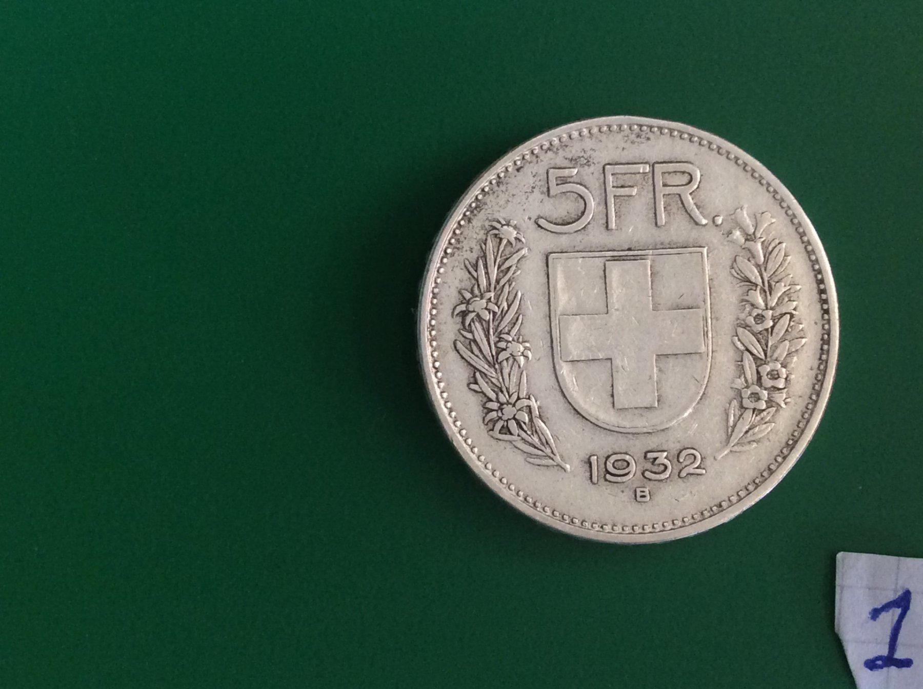 Tutti le monete: 5 francs  1932 – Usato da Genève venduto da pie_fh2d