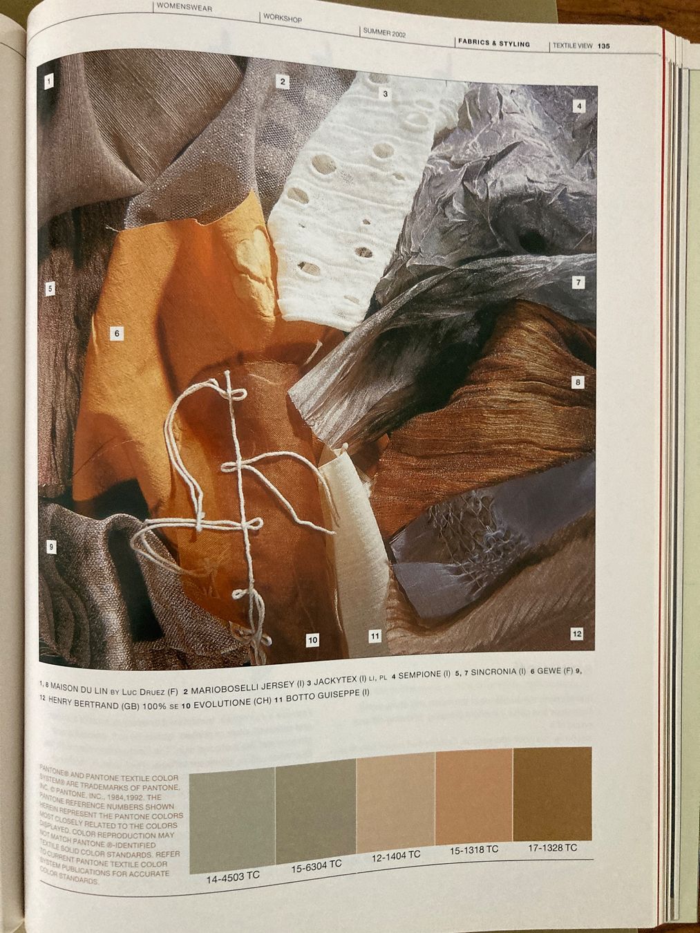 Zeitschriften & Magazine: View Textile 2001 Mode Trend Inspiration Stoffe Design – Gebraucht aus Aarwangen von nemkin61 6