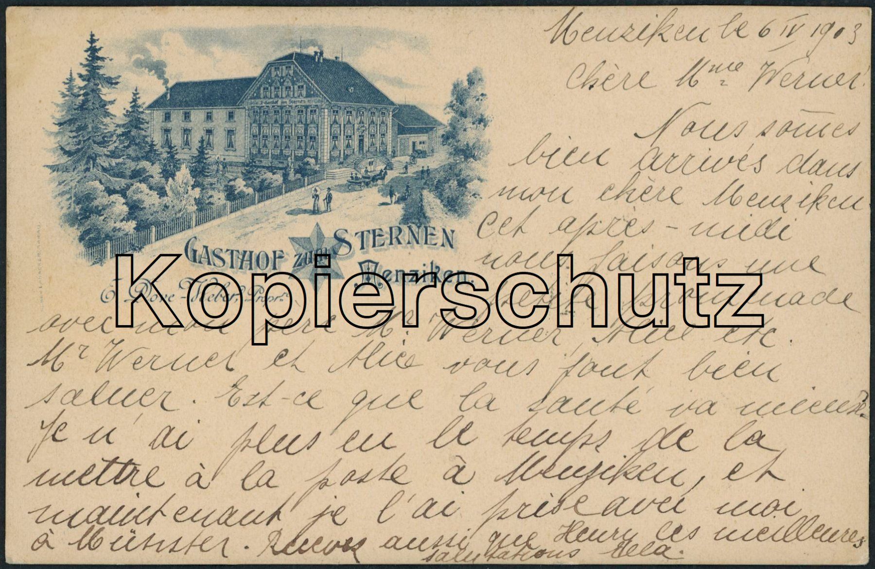 Cartoline postali: AG Menziken - Litho – Usato da Schindellegi venduto da Jonathan77