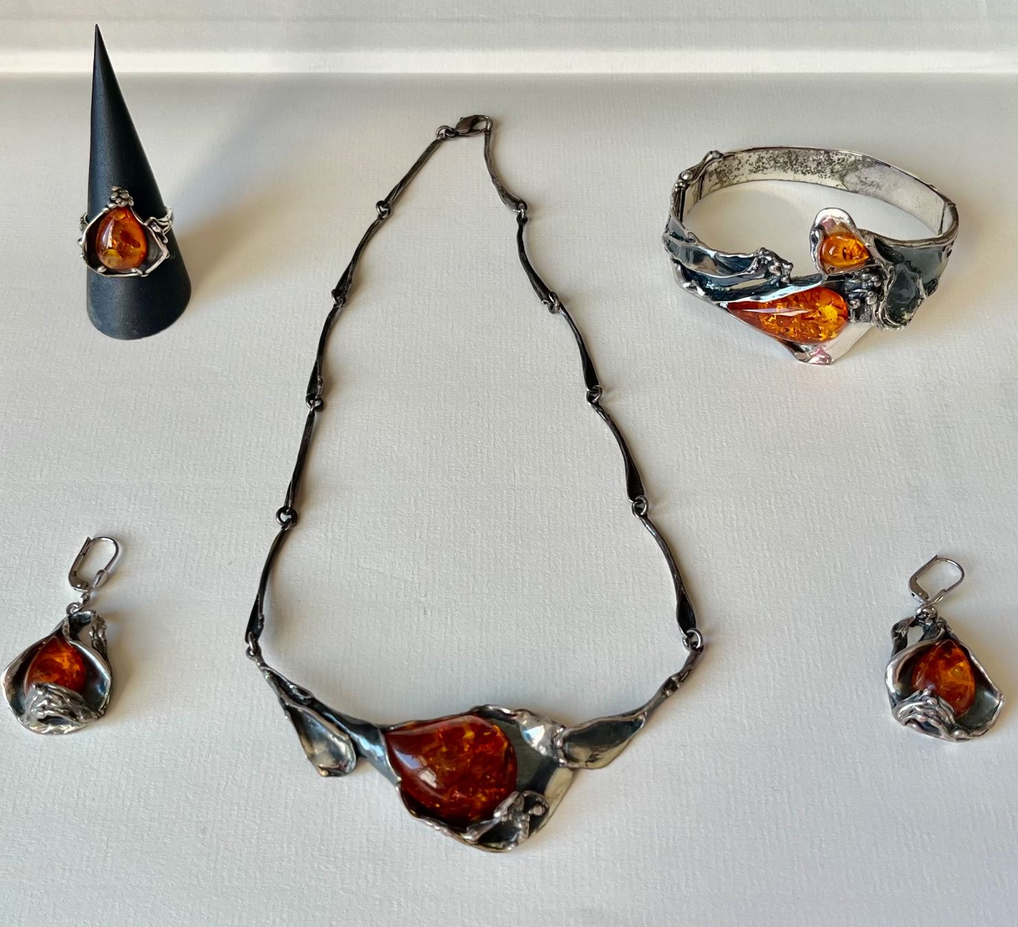Altri gioielli: Bernstein-Silber 925 Schmuck – Usato da Kandergrund venduto da honey-art_and_more 1