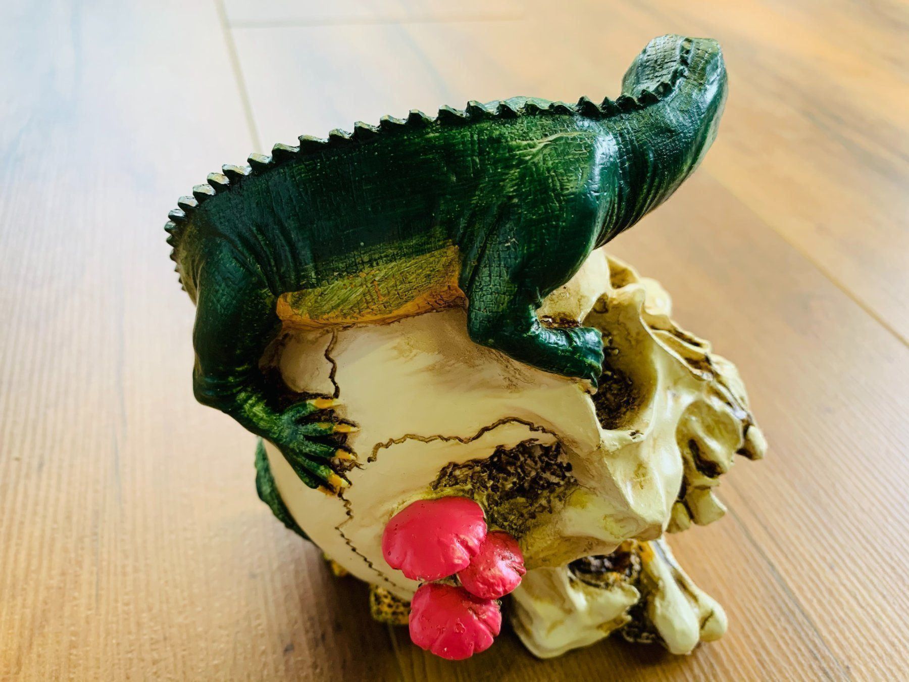 Sculture & Statue: Totenschädel Schädel SKULL Eidechse 11cm NEU – Nuovo e nell'imballaggio originale da Bergdietikon venduto da shopAgent 3