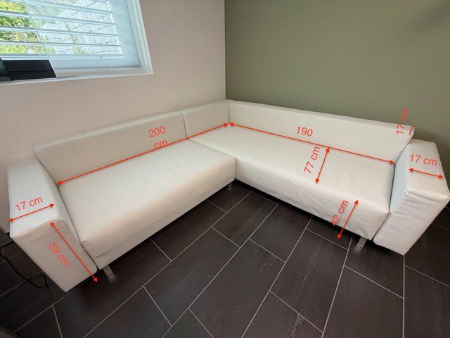 Divani: Ecksofa / Schlafsofa mit Hocker – Usato da Hedingen venduto da mon_br7r 5