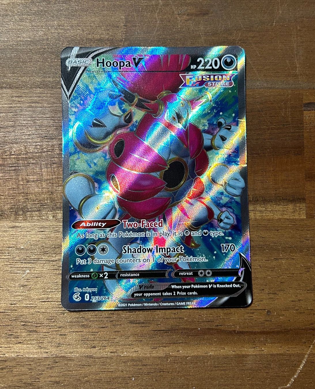 Pokémon Sammelbilder & Trading cards: Pokémon Karte Hoopa V – Gebraucht aus Schötz von Jekyll666