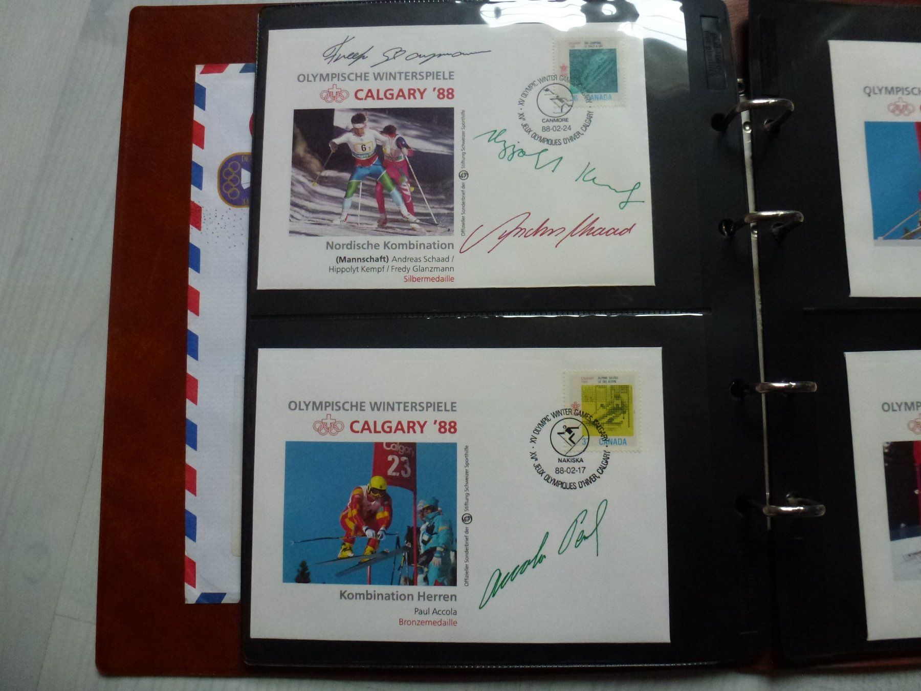 Tous les timbres: Top ++ Brief-Sammlung Olympische Winterspiele Calgary 1988 – D'occasion à Walkringen par Casablanca777 7