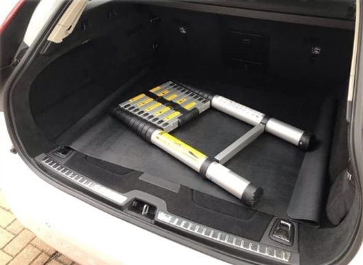 Alu-Teleskopleiter mit 10 Stufen für Camper/Reisemobil 2