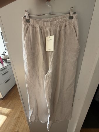 Pantalon Shiva Easy Clothes beige gaze coton taille unique
