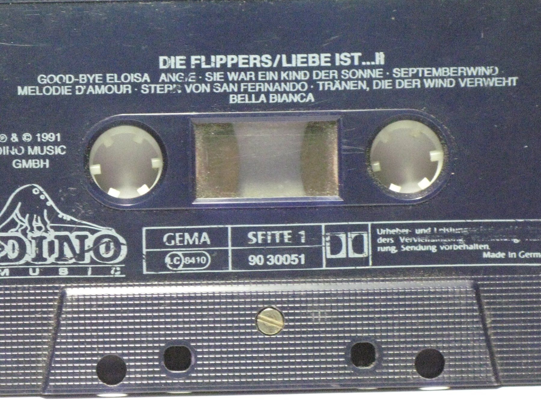 Musicassette: DIE FLIPPERS *  LIEBE IST ....  !! – Usato da Langnau i. E. venduto da gf2_29jt