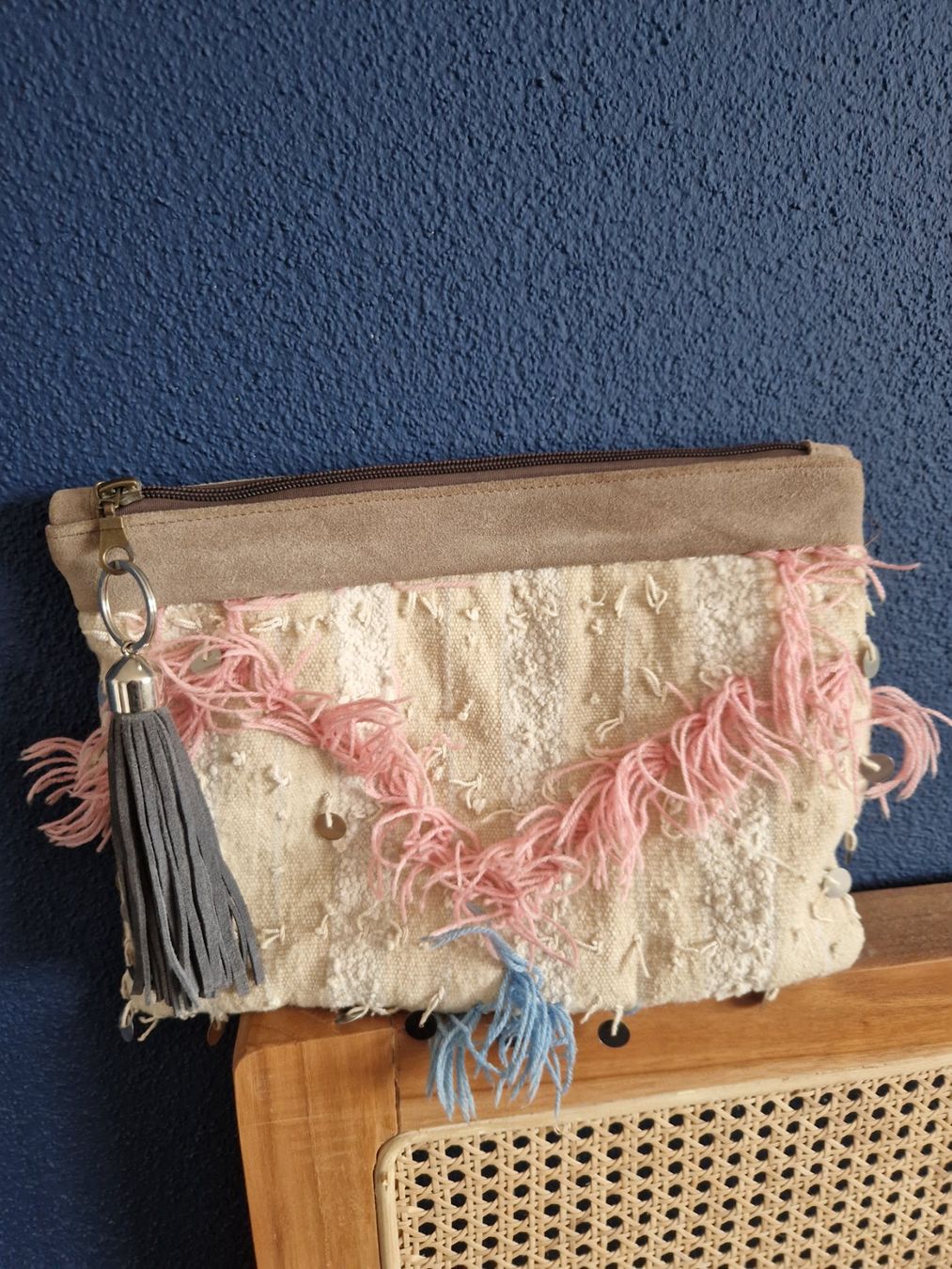 Taschen: Echte Leder Boho Clutch, Handtasche – Gebraucht aus Luzern von roe_mk6s 1