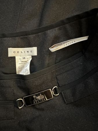 Designer Rock Celine Gr.36/38 - dunkelbraun Wolle ungetragen