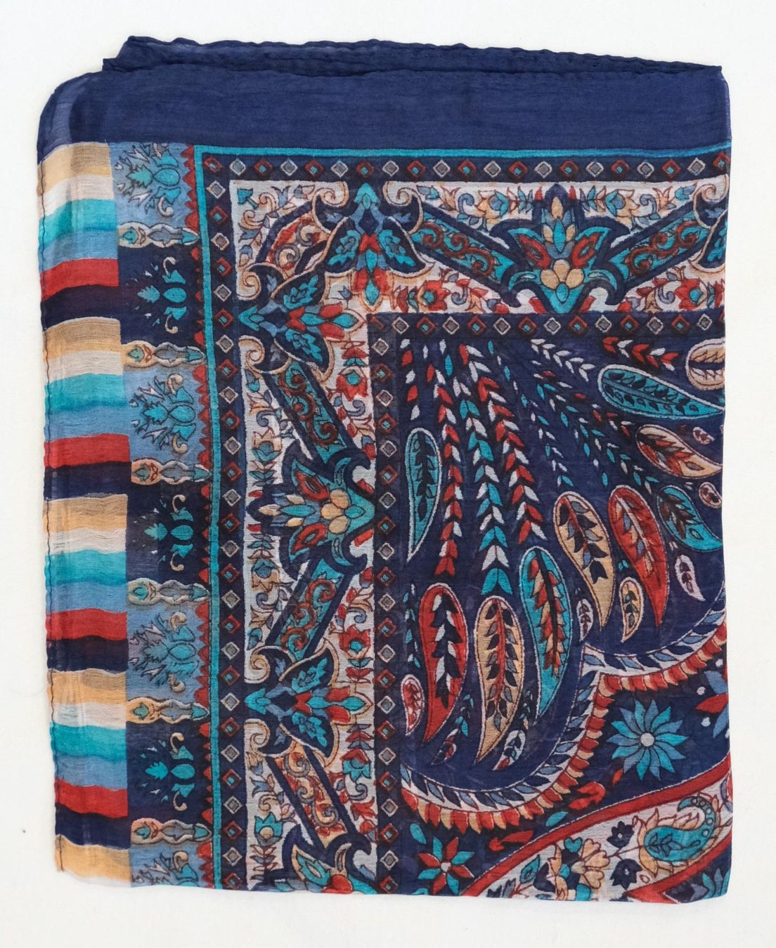 Foulard & Sciarpe: Luftiger Seidenschal 160 x 50 cm – Nuovo (secondo la descrizione) da Zürich venduto da Masala-Oase 3