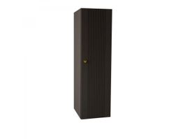 Badezimmerschrank CINTO Hochschrank - 35x35x120cm - Schwarz