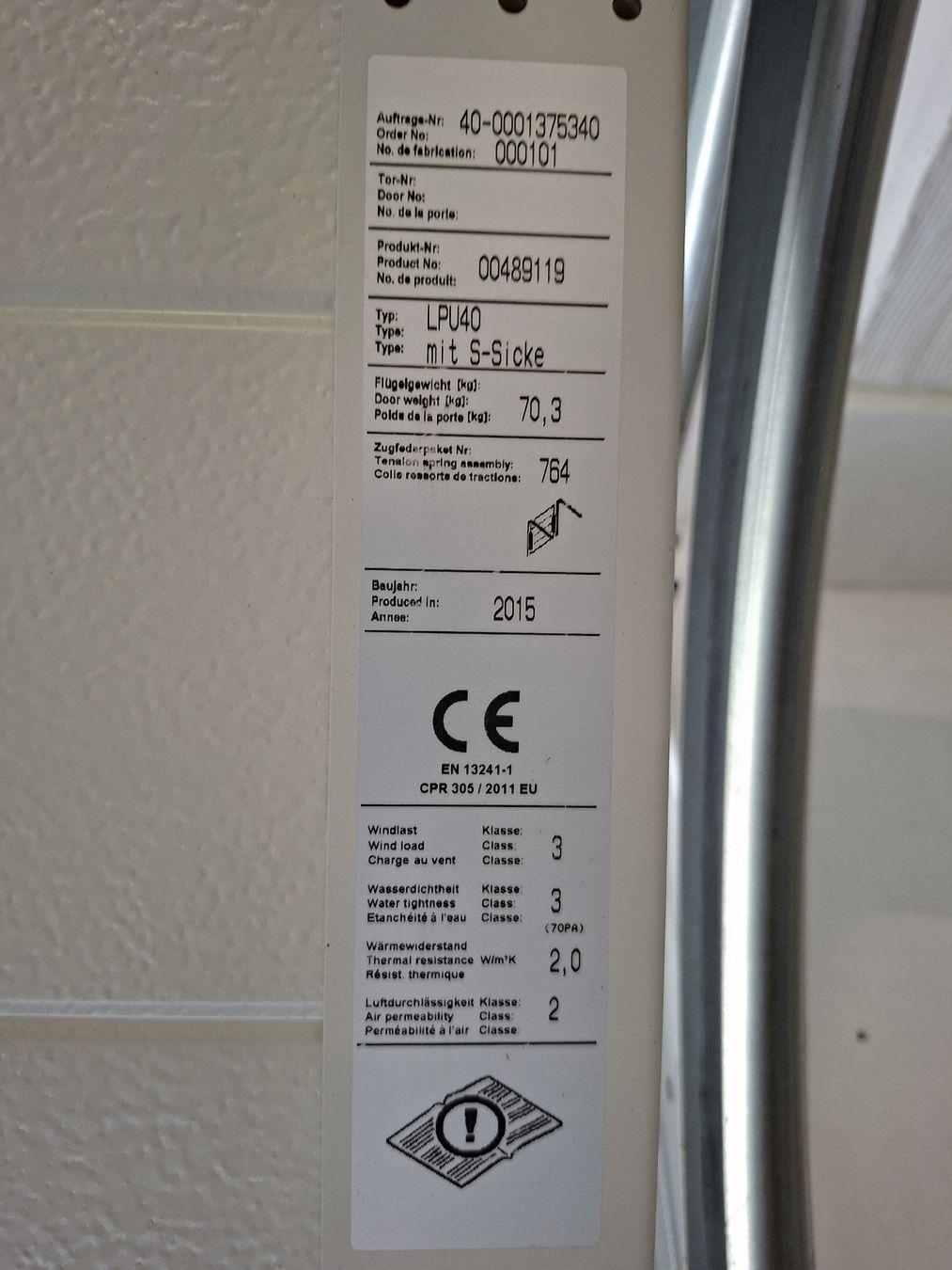 Hörmann Autre matériel électrique: Garagentor Hörmann – D'occasion à Cham par and_5hcf 2
