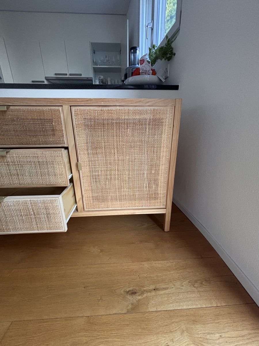 Commodes: Rattan Kommode Sideboard Echtholz – D'occasion à Kreuzlingen par leo_c9x2 3