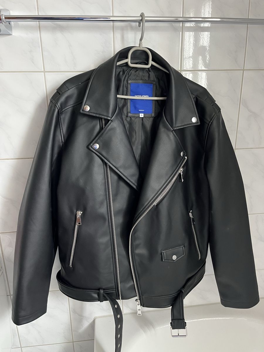 Jack & Jones Jacken: Jack & Jones Kunstlederjacke Jorracer – Neu (gemäss Beschreibung) aus Einsiedeln von sandramon