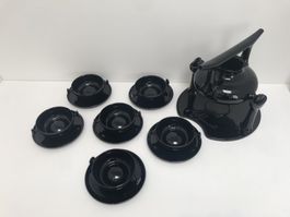 Schönes 14-teiliges Teeservice ZEN des Designer Luigi Colani