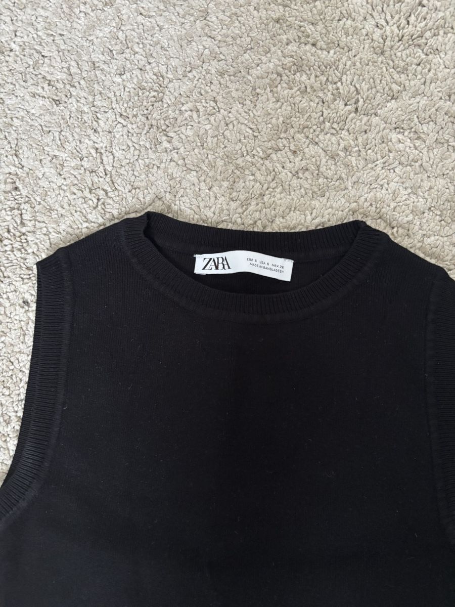 Zara Top: Top Zara nero – Nuovo (secondo la descrizione) da Bern venduto da katypustovarov 1