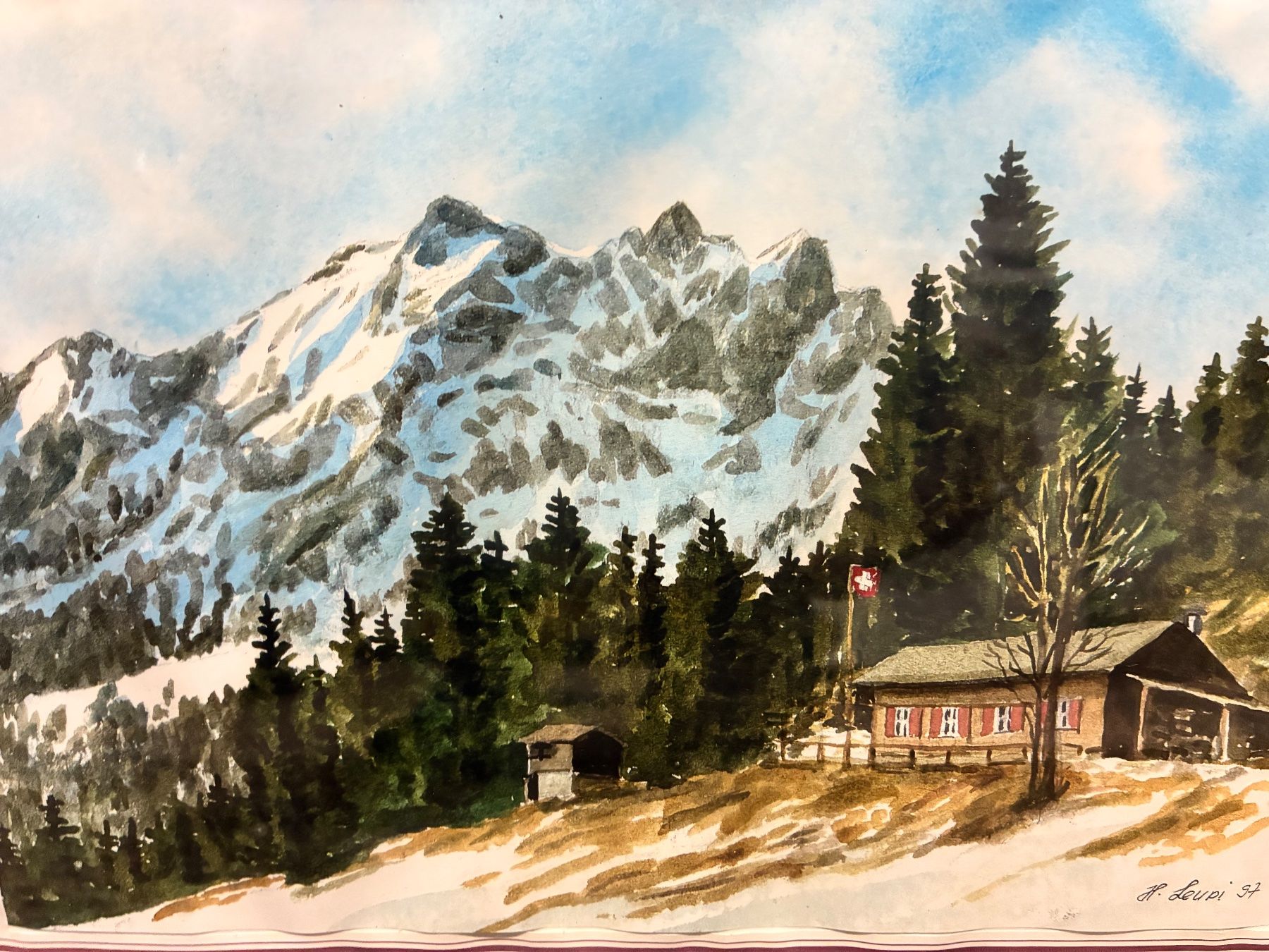 Foto & Immagini: Alp Hütte, Pilatus Bild – Usato da Horw venduto da adler65 3