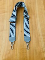 Taschengurt Zebra-Muster Grau/Schwarz/Weiss