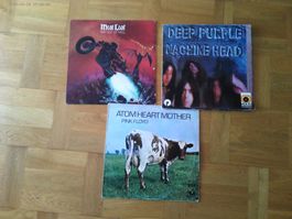 3 KULT LANGSPIELPLATTEN:PINK FLOYD DEEP PURPLE MEAT LOAF!!!
