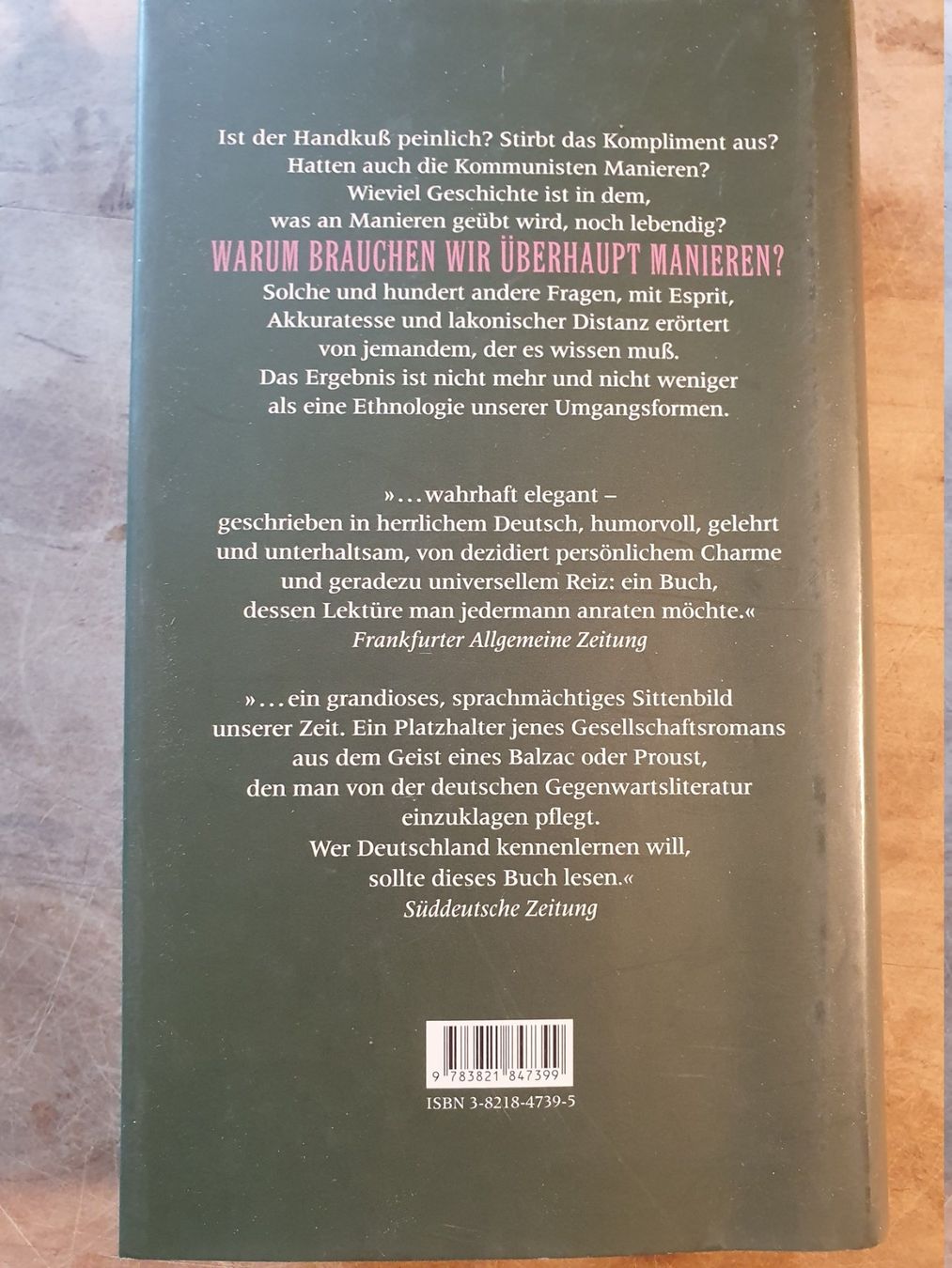 Libri: Manieren Asaf-Wossen Asserate Eichborn – Usato da Zürich venduto da loosebone 4