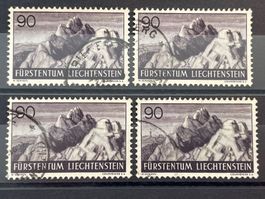 1937, Die 3 Schwestern, ZNr. 136 (Mi166) gestempelt