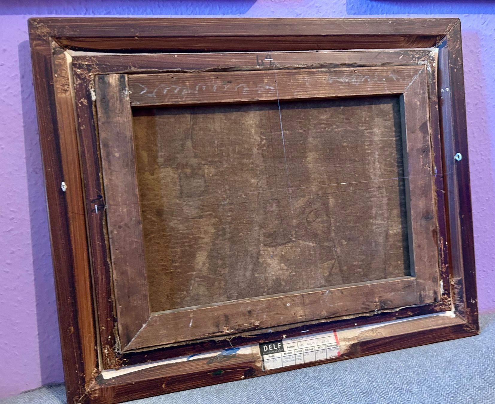 Gemälde: Tableau ancien, scène champêtre, encadré. – Gebraucht aus Petit-Lancy von Pierre_le_voyageur 1