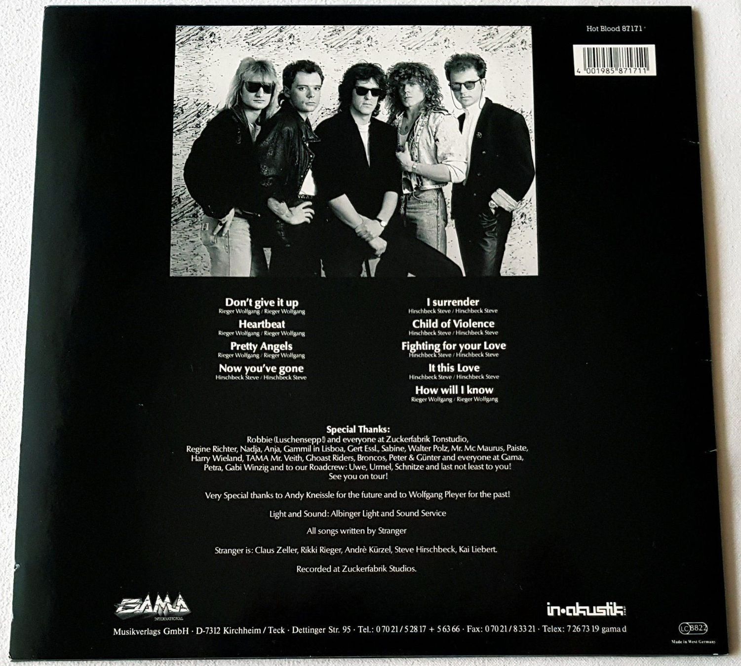 Dischi in vinile: Stranger – Pretty Angels - LP - 1990 - First Press – Usato da Uster venduto da Zardodel 1