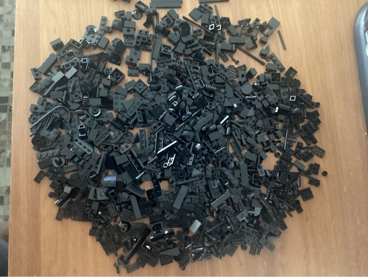 Lego Kit di costruzioni: Lego Teile schwarz ca 1 kg – Usato da Rudolfstetten venduto da Gwyneth2