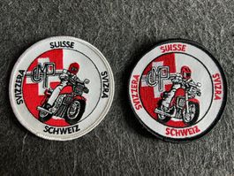 2 Patches CLUB SCHWEIZ MOTORRADFAHRER DER POLIZEI