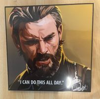 Pop-Art-Druck von Captain America - Marvel
