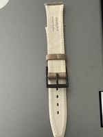 Swatch Lederarmband, Beige mit Schwarzer Schliesse Top!