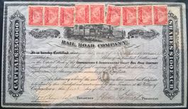 Aktie: Cooperstown & Susquehanna Valley Rail Road Comp. 1893