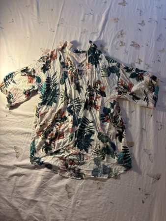 Damen Kimono mit Blumenmuster 