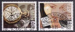 Satz SBK-Nr. 1177-1178 (Produkte: Uhren 2005) ET-gestempelt