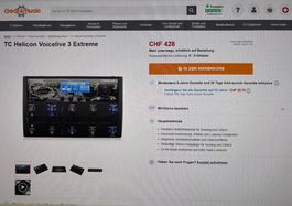 neues TC Helicon Voicelive 3 Extreme & Footswitsch -6