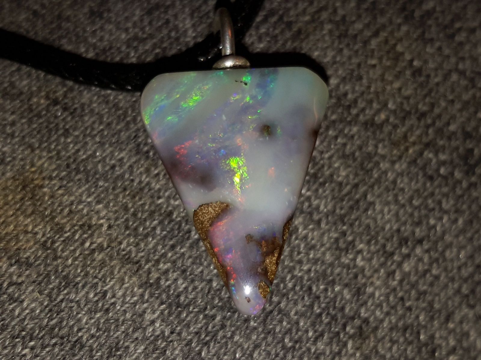 Pietre preziose: Australischer Boulder Opal Anhänger – Nuovo e nell'imballaggio originale da Uerkheim venduto da Winwinner 5