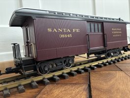 LGB Santa FePostwagen mit Metallräder und OVP