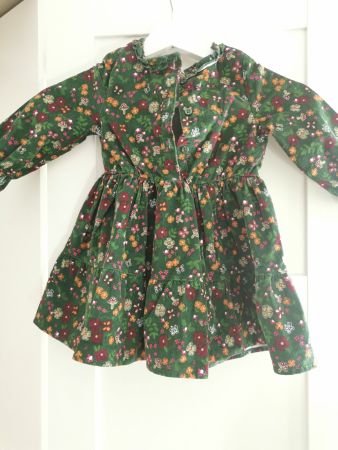 C&A Kleid Gr. 92, samtähnliches Material, Top Zustand