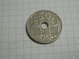 Spanien 50 Centimos, 1949